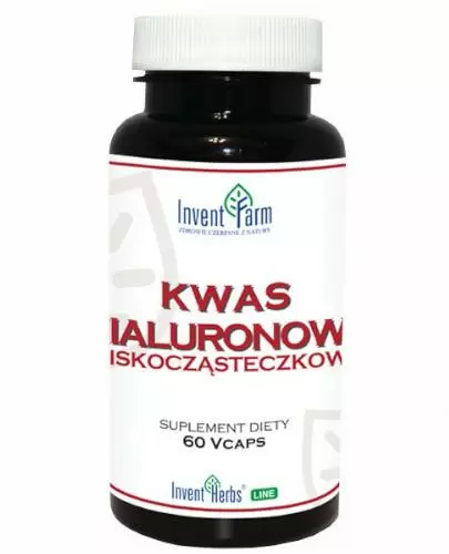 Invent Farm Kwas Hialuronowy niskocząsteczkowy 60 kapsułek zdjęcie