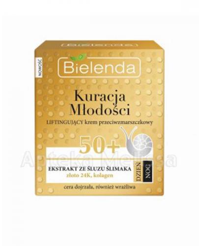 BIELENDA KURACJA MŁODOŚCI Liftingujący krem przeciwzmarszczkowy 50+, 50 ml zdjęcie