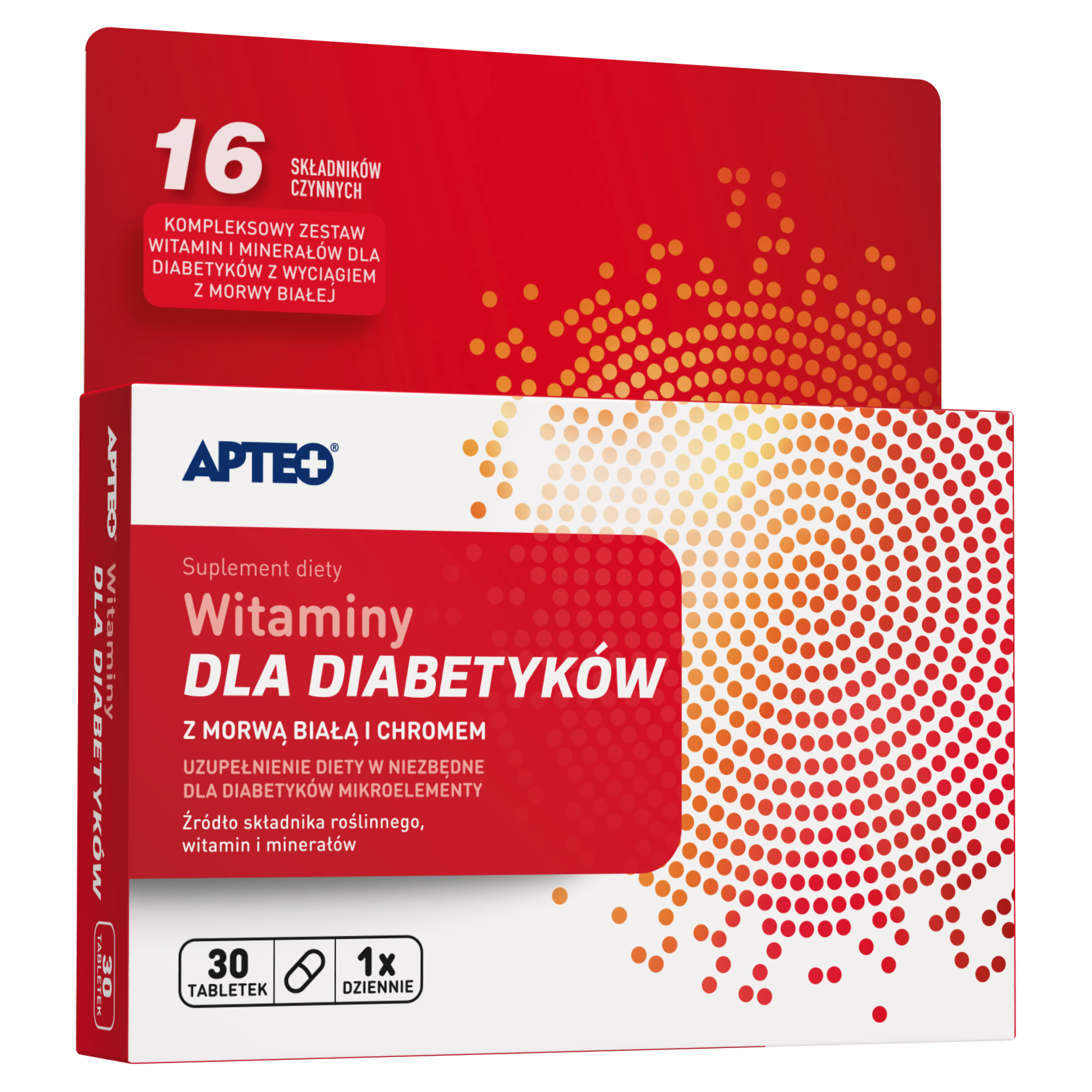 Apteo Witaminy Dla Diabetyków 30 tabletek zdjęcie