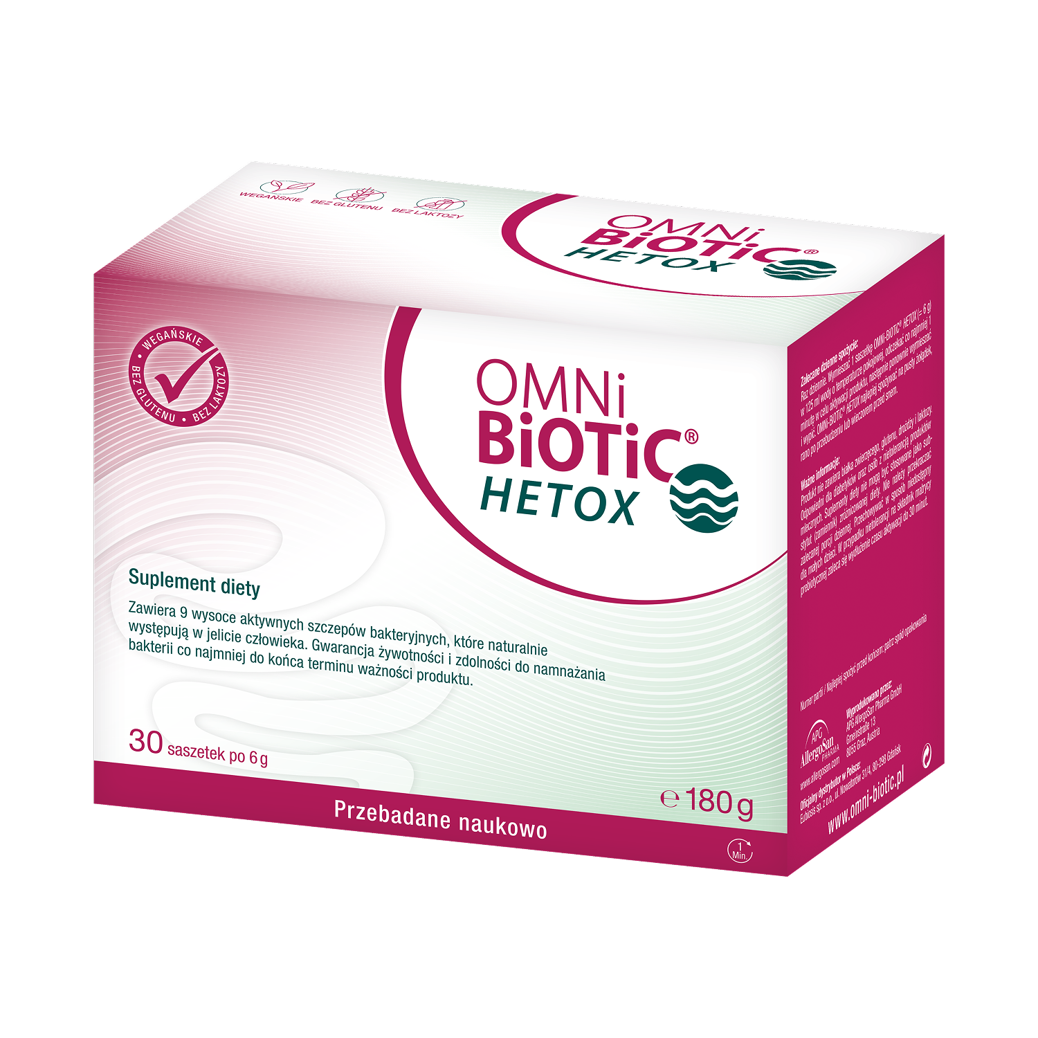 Omni-Biotic Hetox, proszek, 30 saszetek zdjęcie
