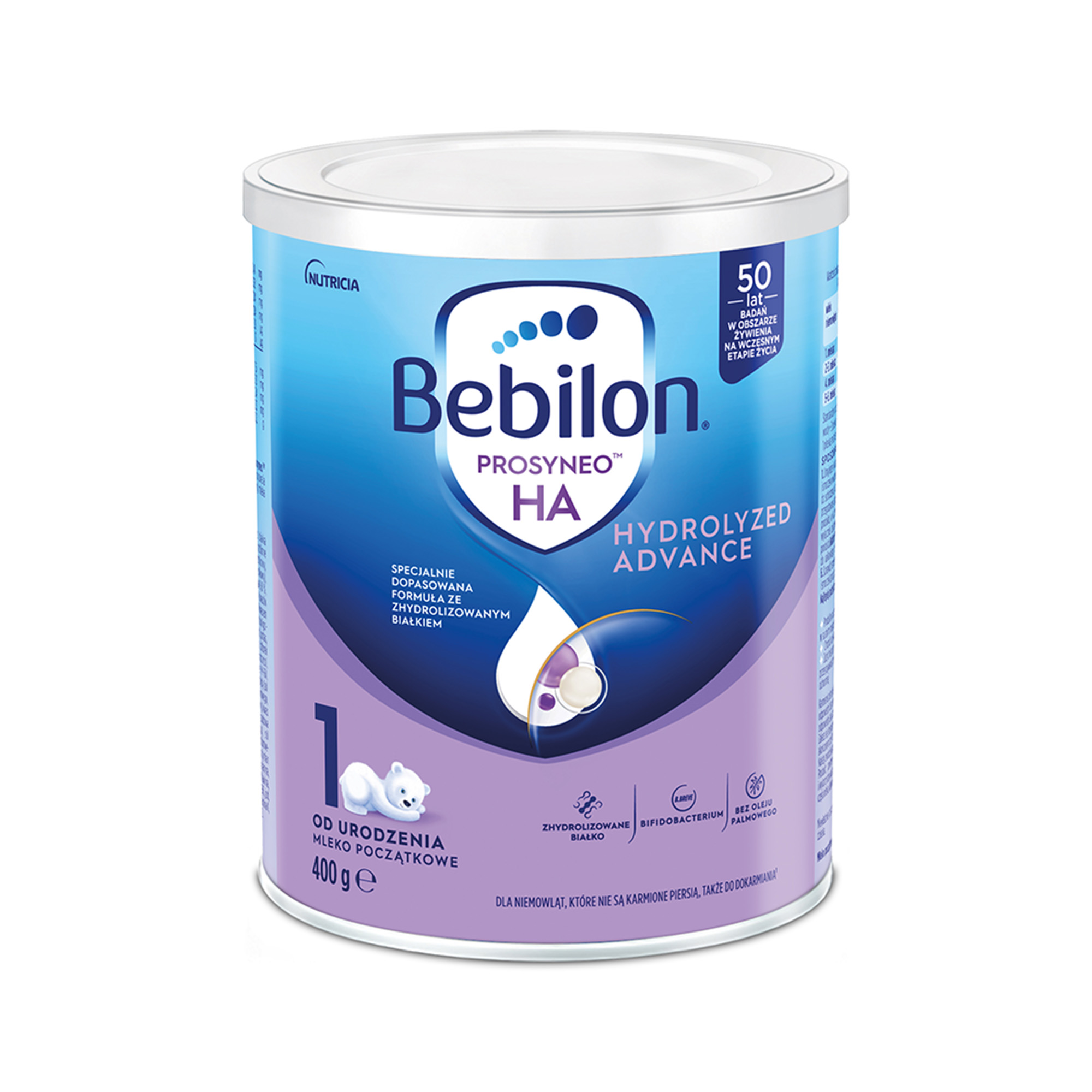 Bebilon Prosyneo HA 1, mleko początkowe dla niemowląt od urodzenia, 400 g zdjęcie
