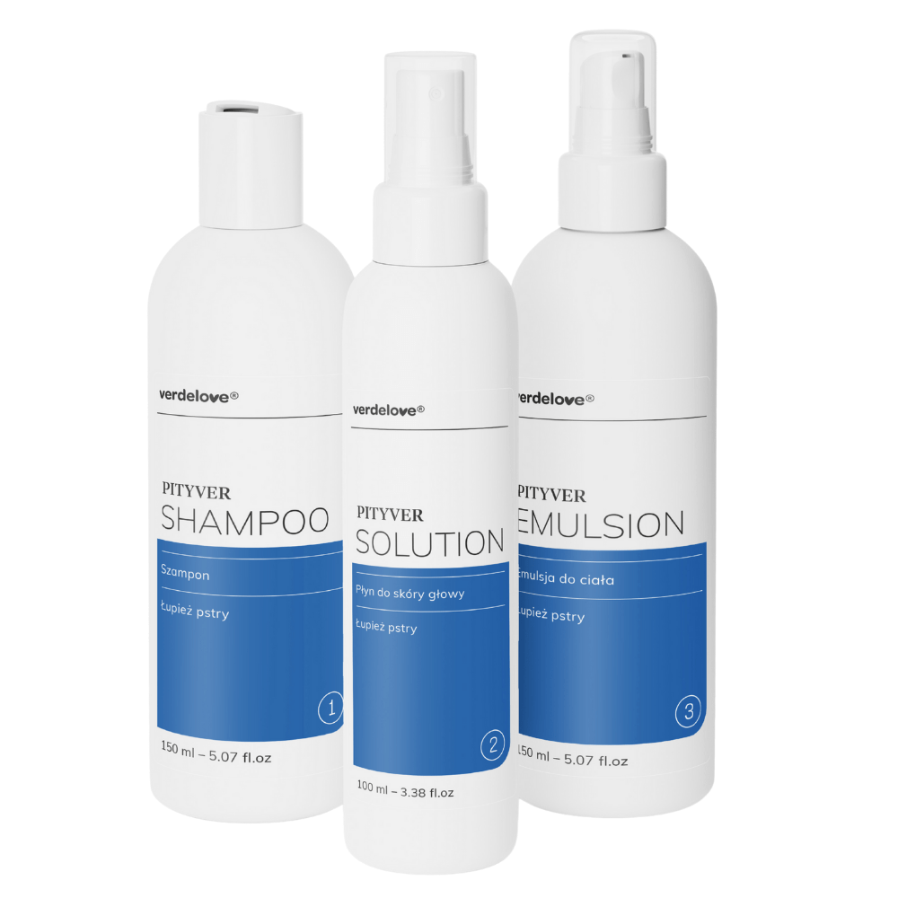 Verdelove Pityver Zestaw Szampon, 150 ml + Płyn do skóry głowy, 100 ml + Emulsja do ciała, 150 ml zdjęcie