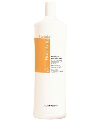 Fanola Nourishing Restructuring Shampoo Szampon do włosów suchych i łamliwych - 1000 ml - cena, opinie, właściwości zdjęcie