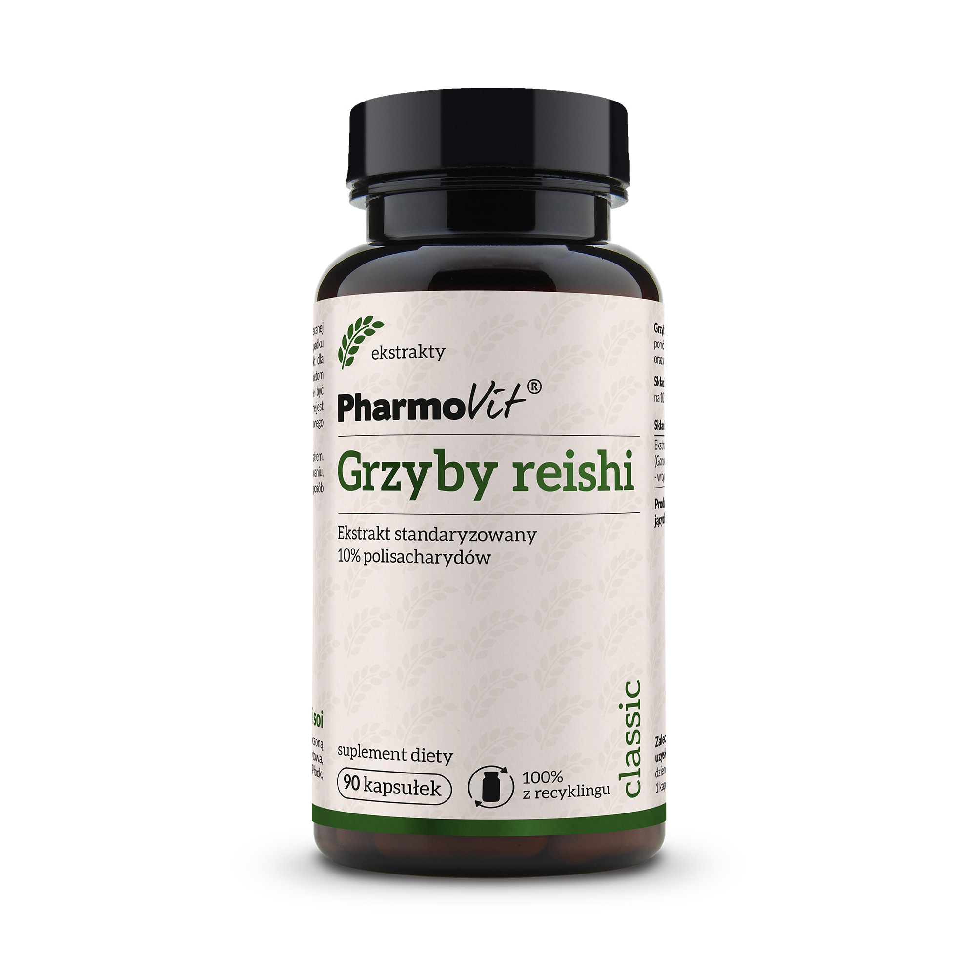 PHARMOVIT Grzyby Reishi kapsułki, 90 sztuk zdjęcie