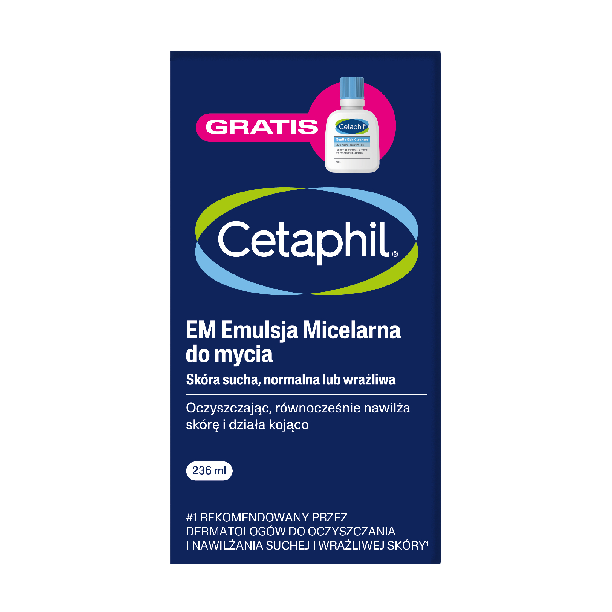 Cetaphil EM Emulsja Micelarna do mycia, 236 ml