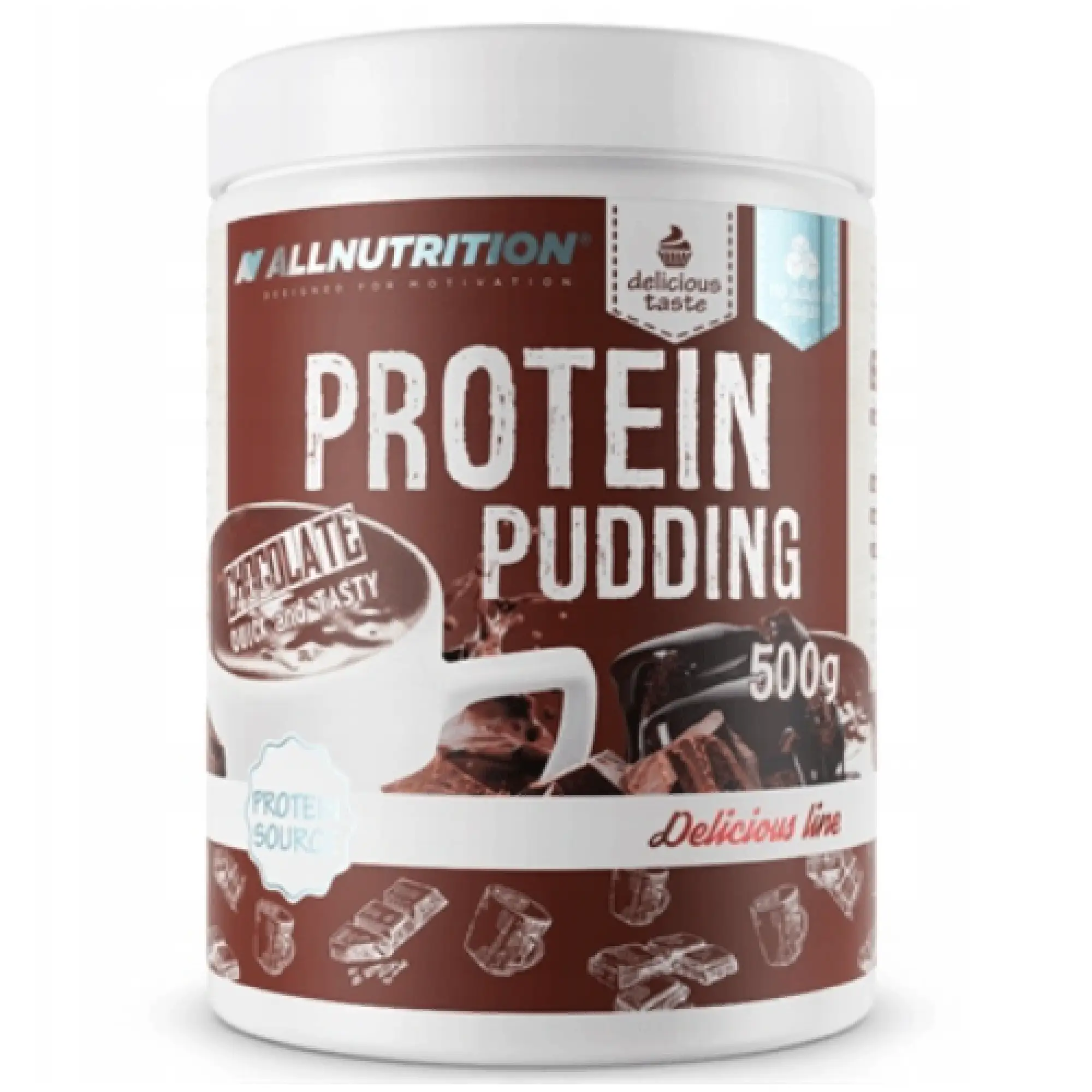 Allnutrition Protein Pudding Chocolate, czekoladowy, 500 g zdjęcie