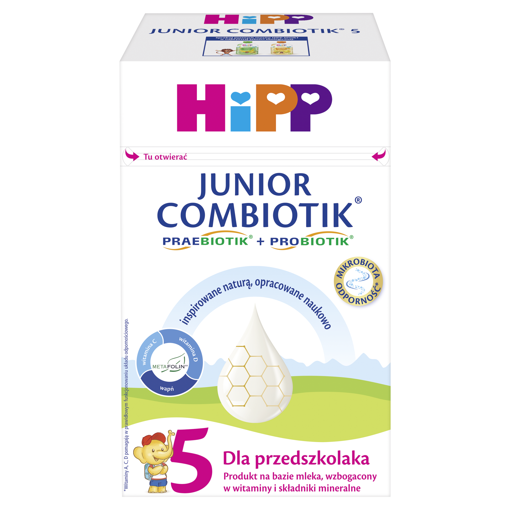 HiPP 5 Junior Combiotik mleko dla przedszkolaka 550 g zdjęcie