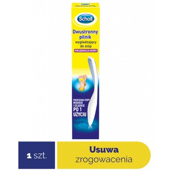 Scholl pilnik dwustronny wygładzający do stóp 1 sztuka