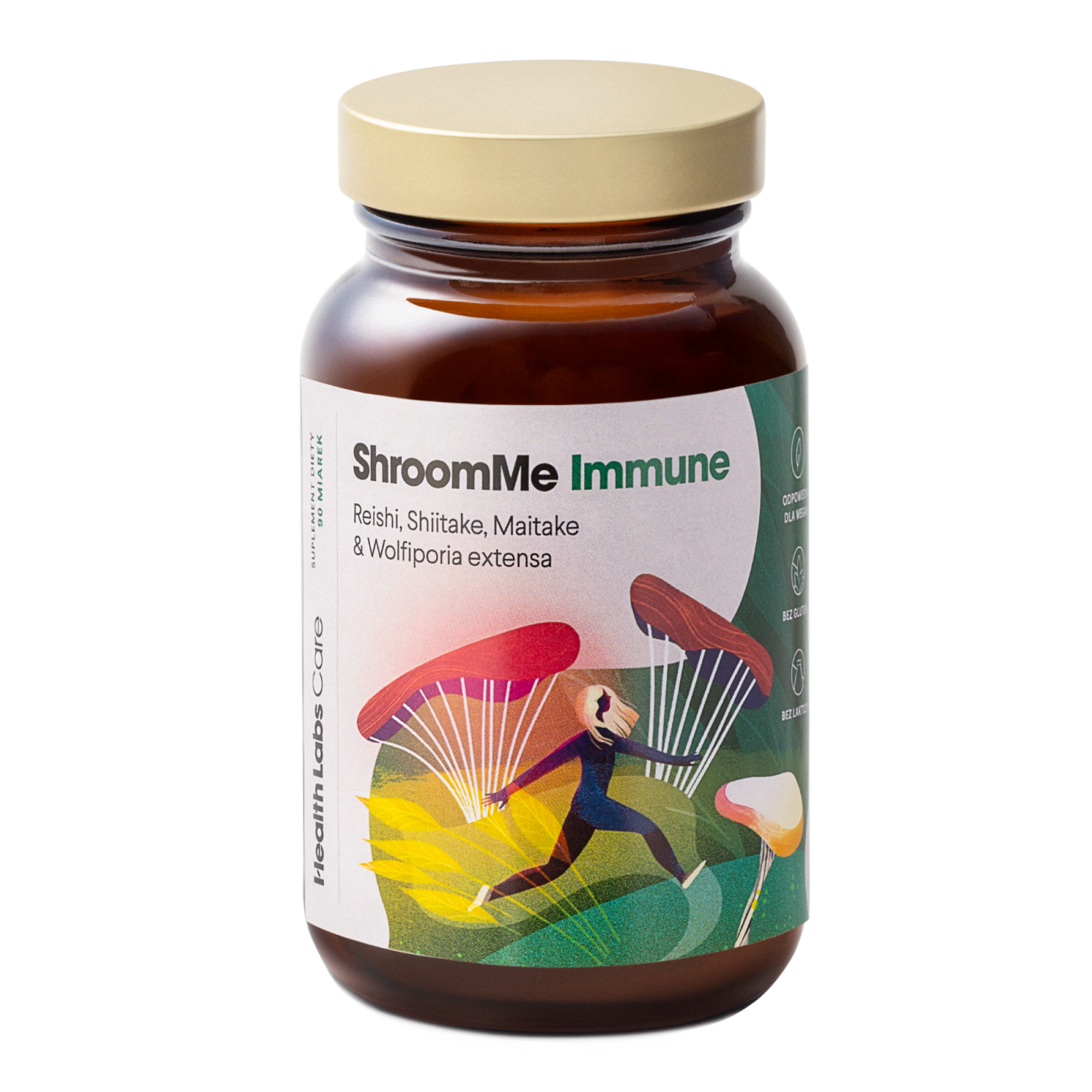 Health Labs Care, ShroomMe Immune, proszek, 90 miarek zdjęcie