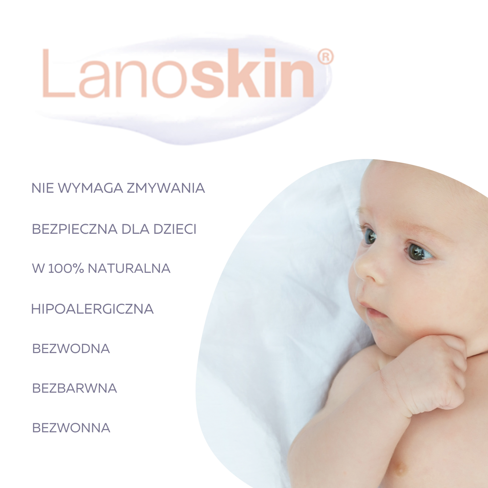 Lanoskin, 100% czysta lanolina, 30 g