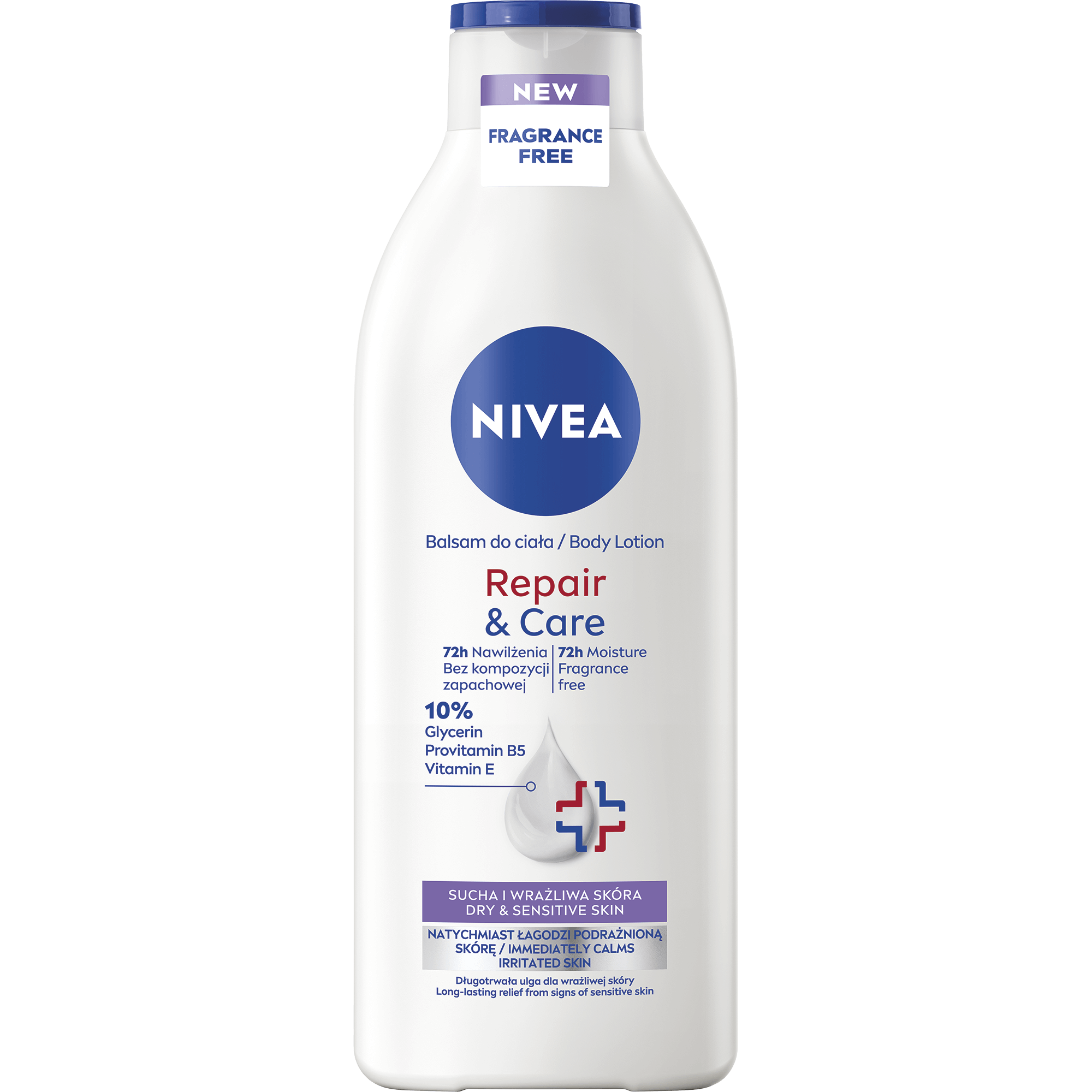 Nivea, balsam do ciała Repair&Care, do suchej i wrażliwej skóry, 400 ml zdjęcie
