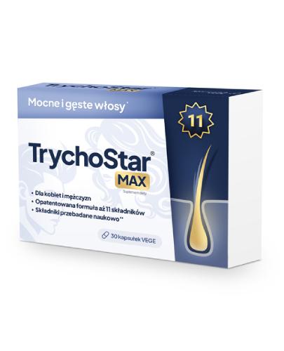 TrychoStar Max, kapsułki wegetariańskie, 30 sztuk zdjęcie
