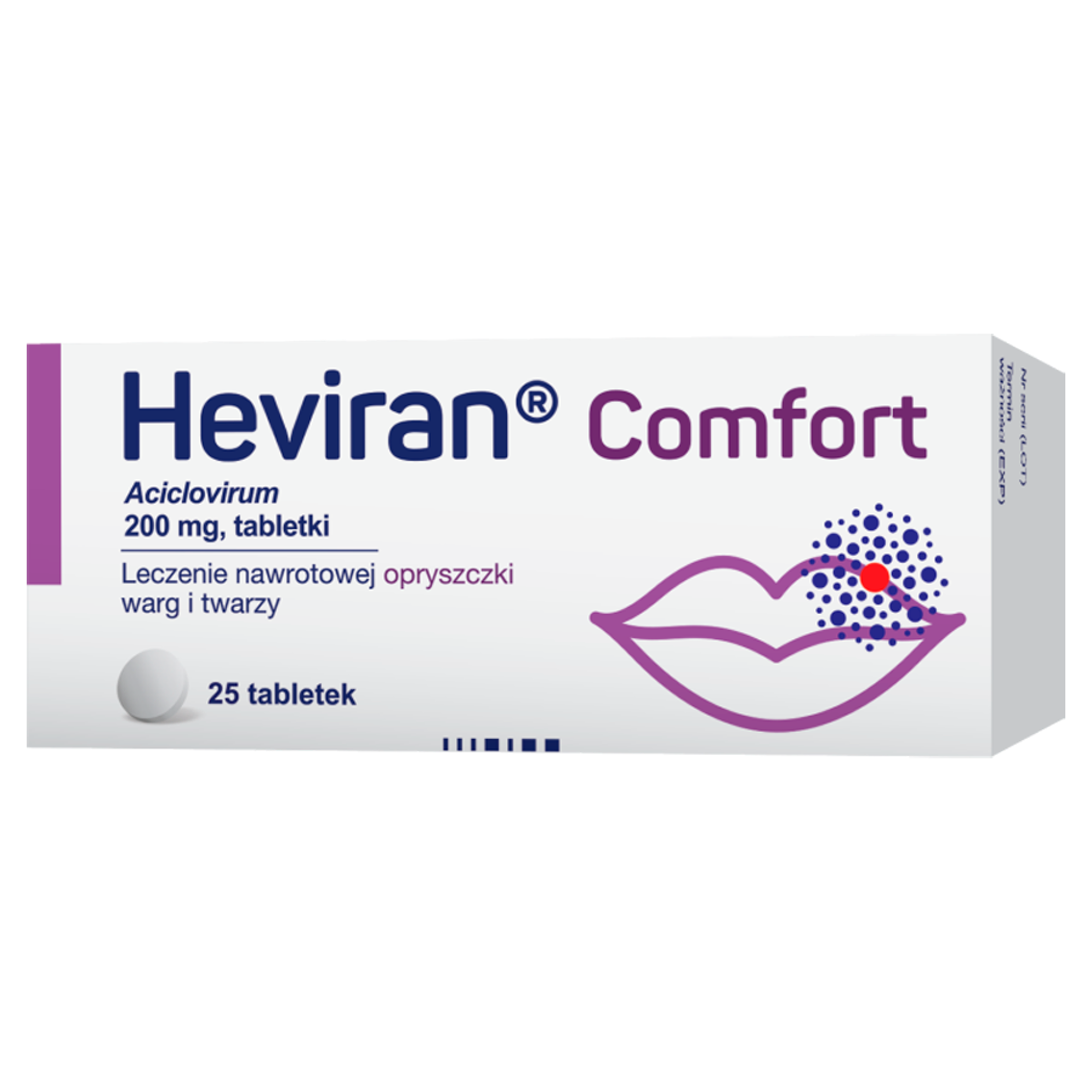 Heviran Comfort 200 mg 25 tabletek zdjęcie