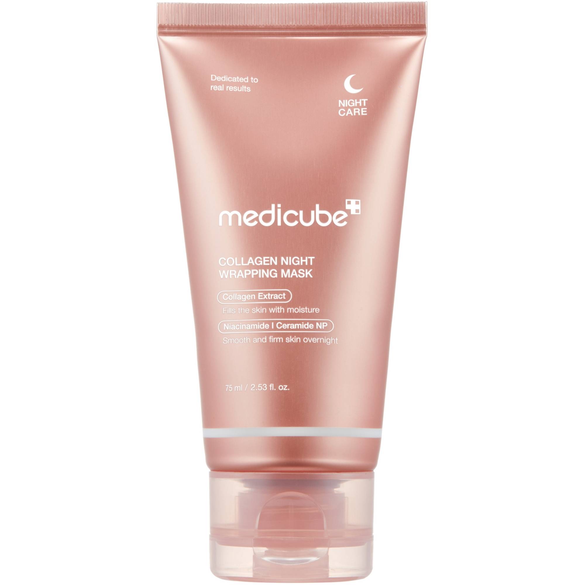 MEDICUBE Collagen Night Wrapping Mask, ujędrniająca maska na noc, 75 ml zdjęcie