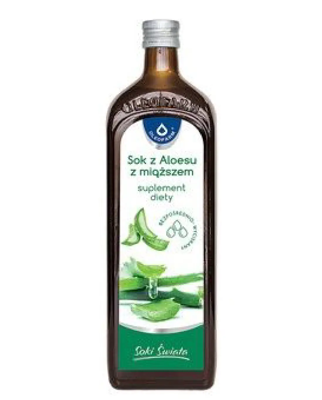 Oleofarm, Sok z Aloesu z miąższem, 1000 ml zdjęcie