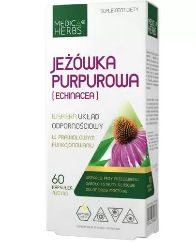Medica Herbs Jeżówka Purpurowa 60 kapsułek zdjęcie