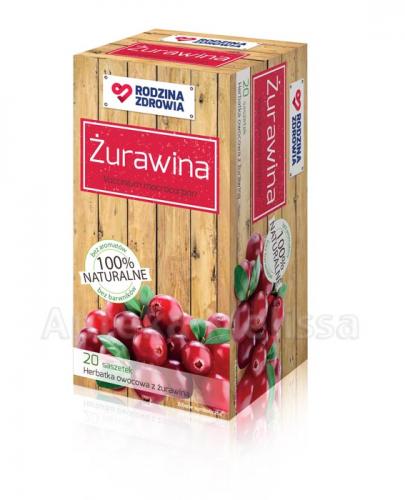 RODZINA ZDROWIA Herbatka owocowa Żurawina - 20 sasz. zdjęcie
