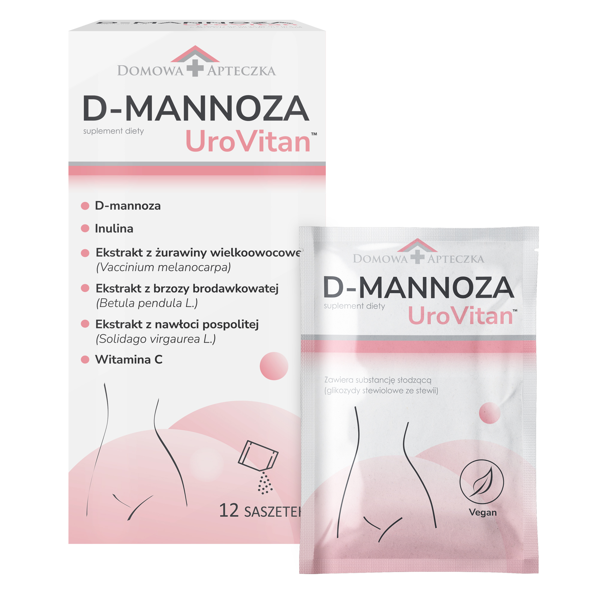 Domowa Apteczka, D-Mannoza UroVitan, 12 saszetek zdjęcie