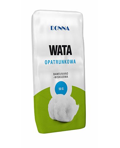 Donna Wata opatrunkowa bawełniano - wiskozowa - 50 g - cena, opinie, wskazania  zdjęcie