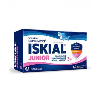 Iskial Junior, kapsułki do żucia, 60 sztuk