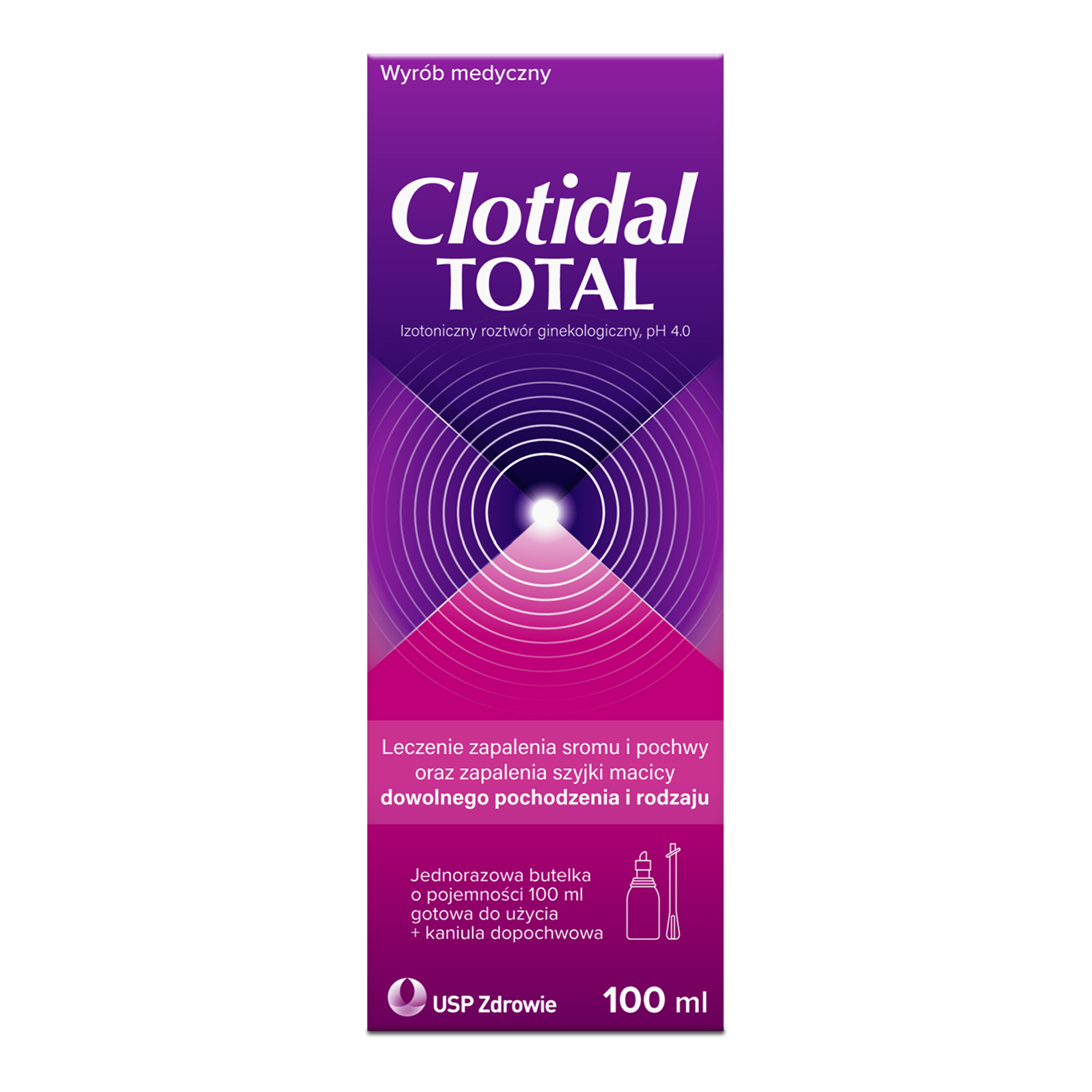 Clotidal TOTAL, roztwór dopochwowy, 1 sztuka zdjęcie