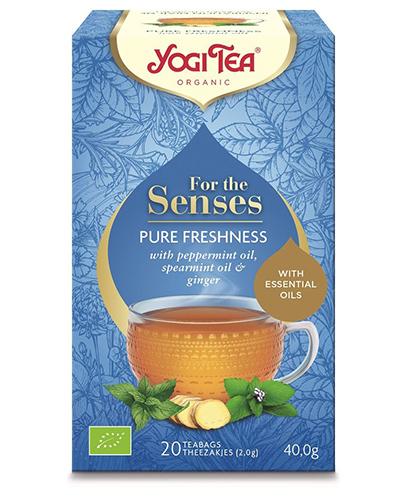 Yogi Tea For the Senses Herbata Fresh Inspiration Czysta świeżość BIO, 17 saszetek zdjęcie