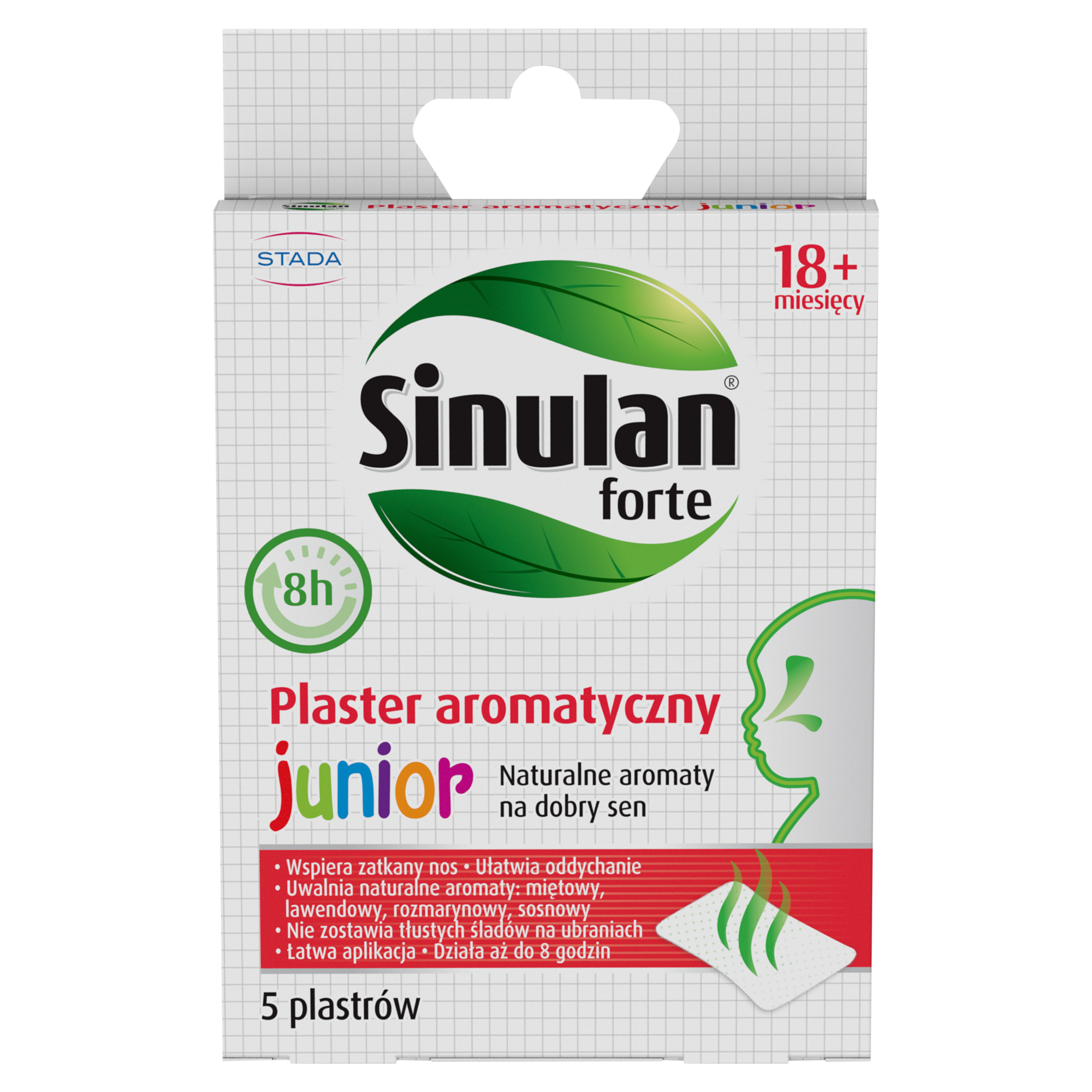 Sinulan Forte Plaster aromatyczny Junior - 5 szt. - cena, opinie, stosowanie zdjęcie