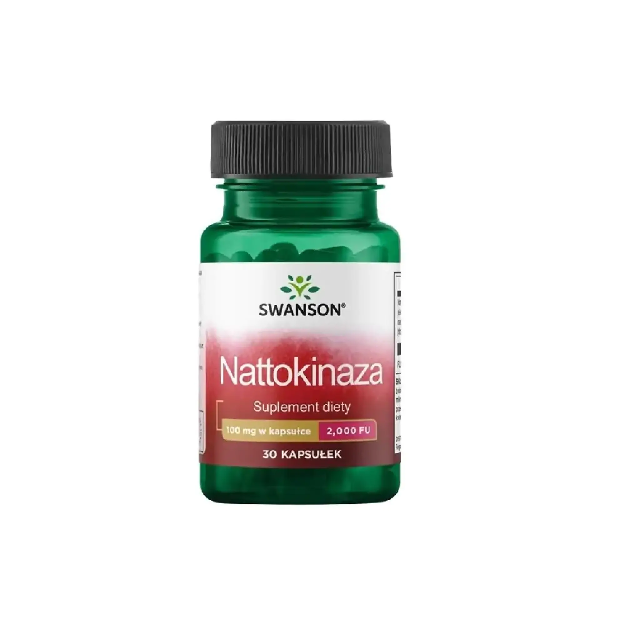 Swanson Nattokinaza 100 mg 2000 FU, 30 kapsułek zdjęcie