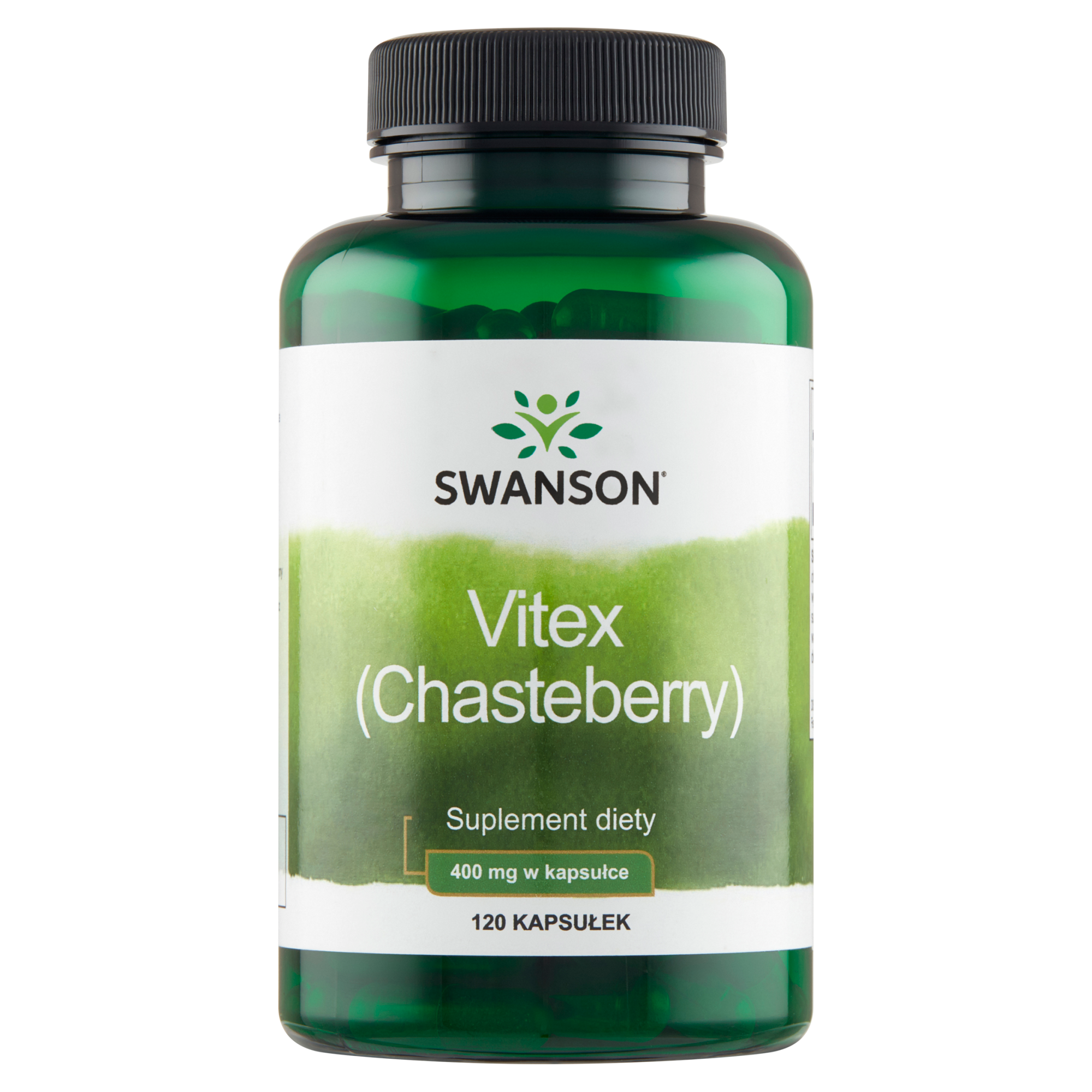 SWANSON Vitex (Chasteberry) 400mg - 120 kapsułek, cena, opinie, stosowanie zdjęcie