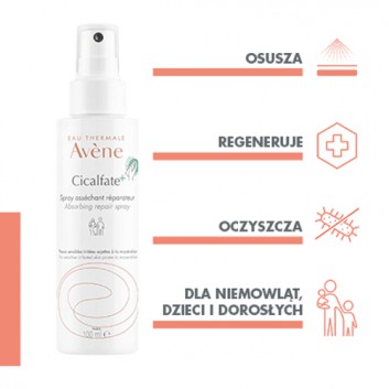Avene Cicalfate+ Osuszający Spray regenerujący, 100 ml
