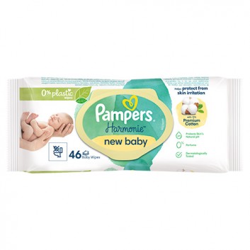 Pampers Harmonie New Baby chusteczki pielęgnacyjne 46 sztuk