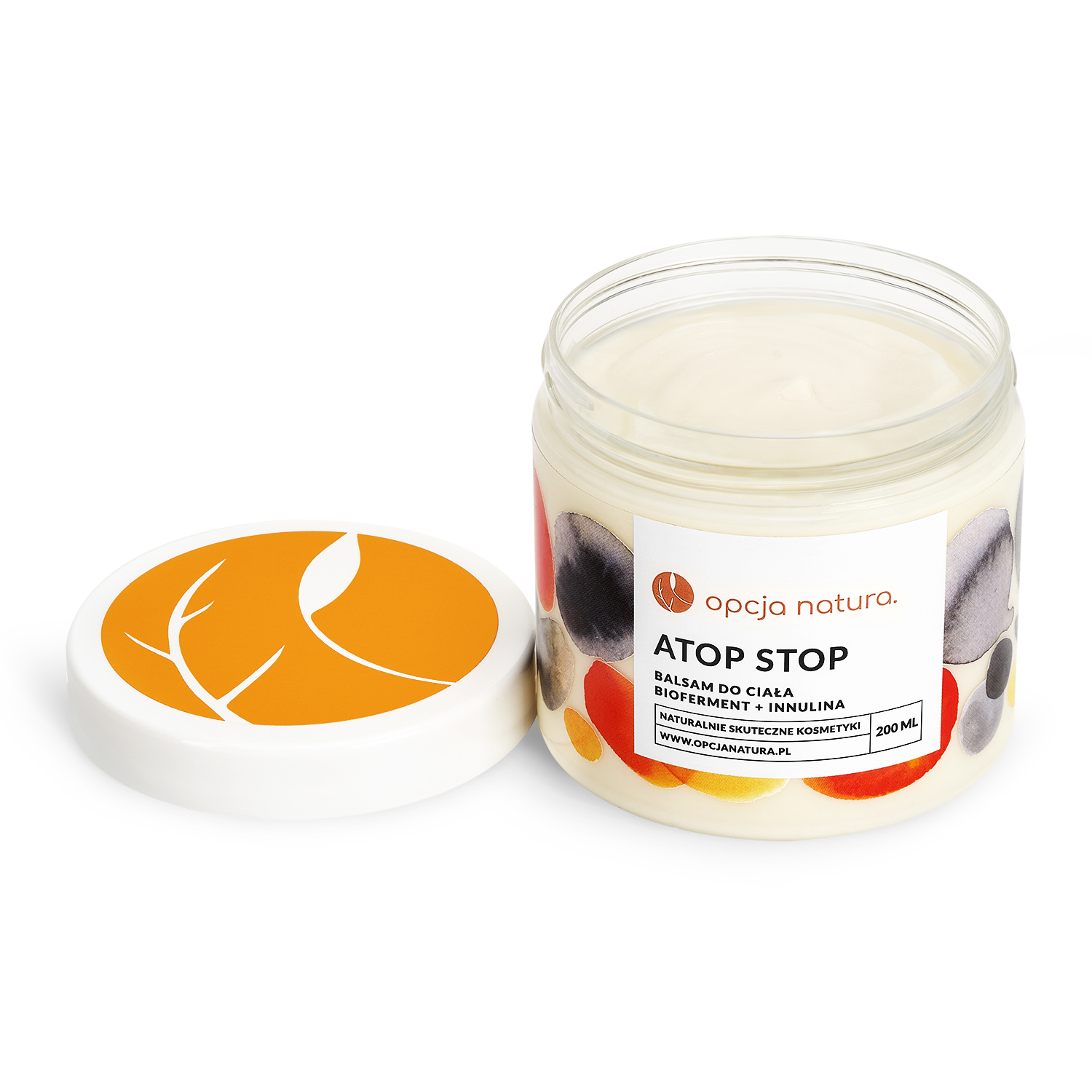 Opcja Natura, atop stop balsam do ciała z biofermentem i innuliną, 200 ml