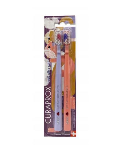 Curaprox Ultra Soft CS 5460 Duo Love Szczoteczka do zębów, 2 szt., cena, opinie, wskazania zdjęcie