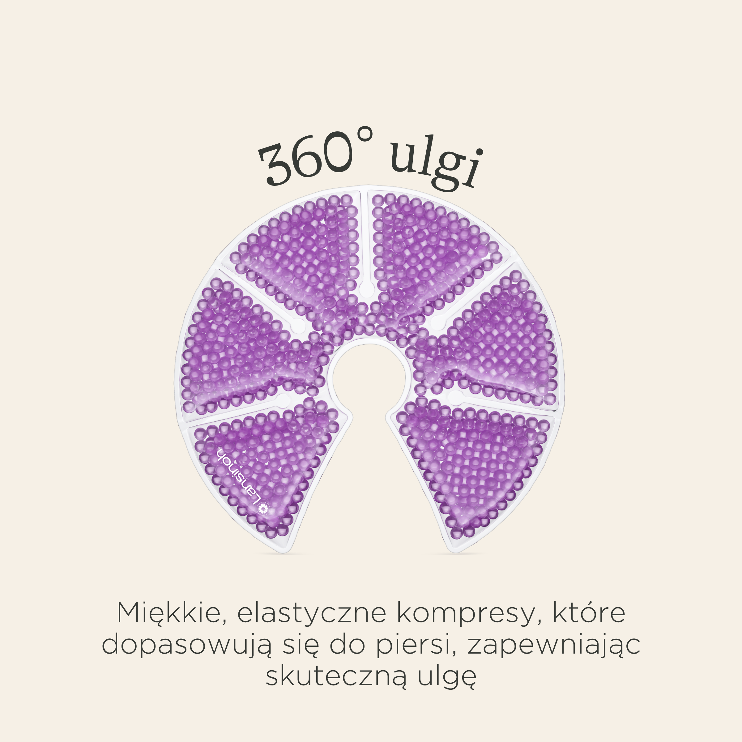 Lansinoh Therapearl Kompres żelowy na piersi, 2 sztuki