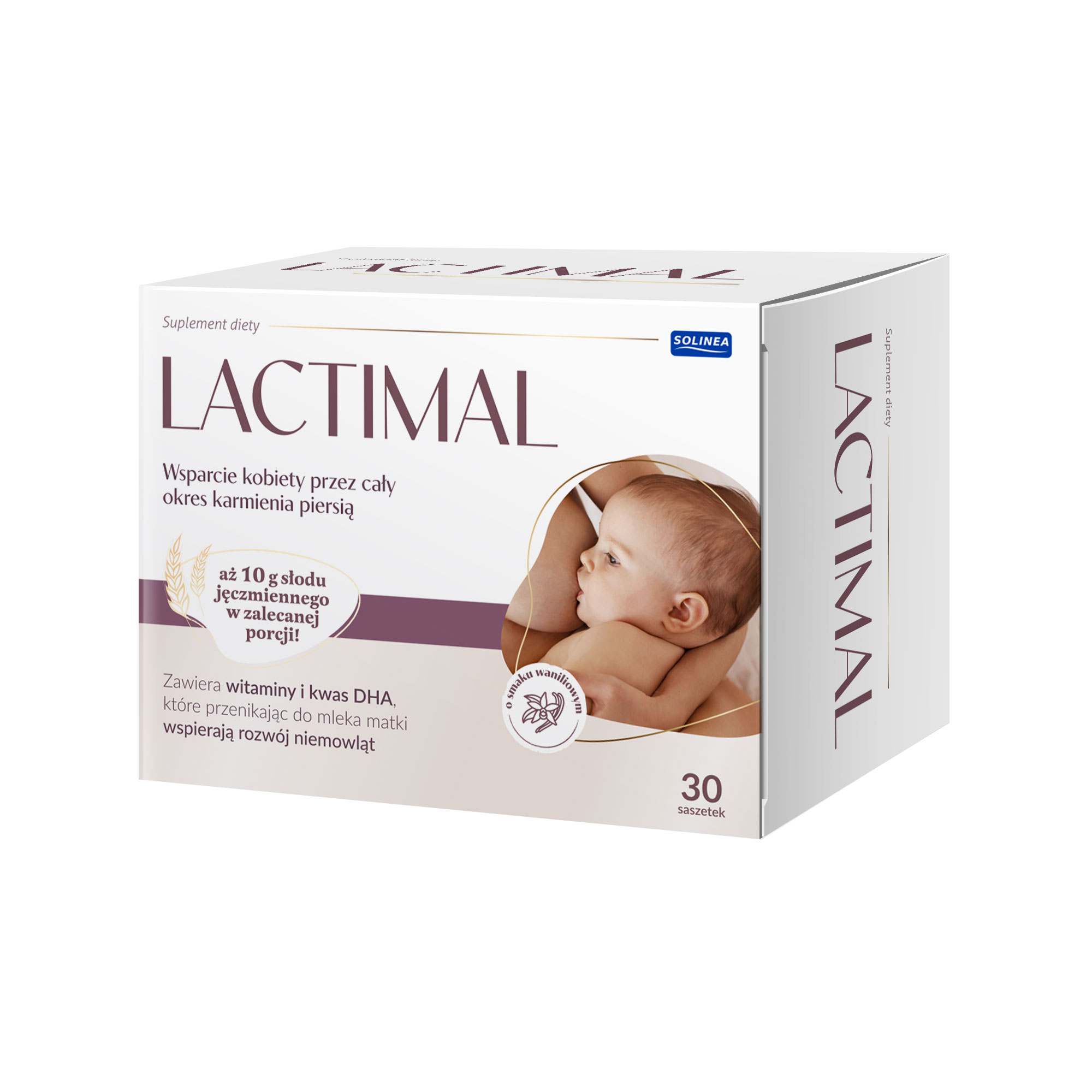 Lactimal, saszetki, smak waniliowy, 30 sztuk zdjęcie