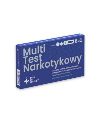 Multi Test narkotykowy do samokontroli 6 w 1, 1 sztuka zdjęcie