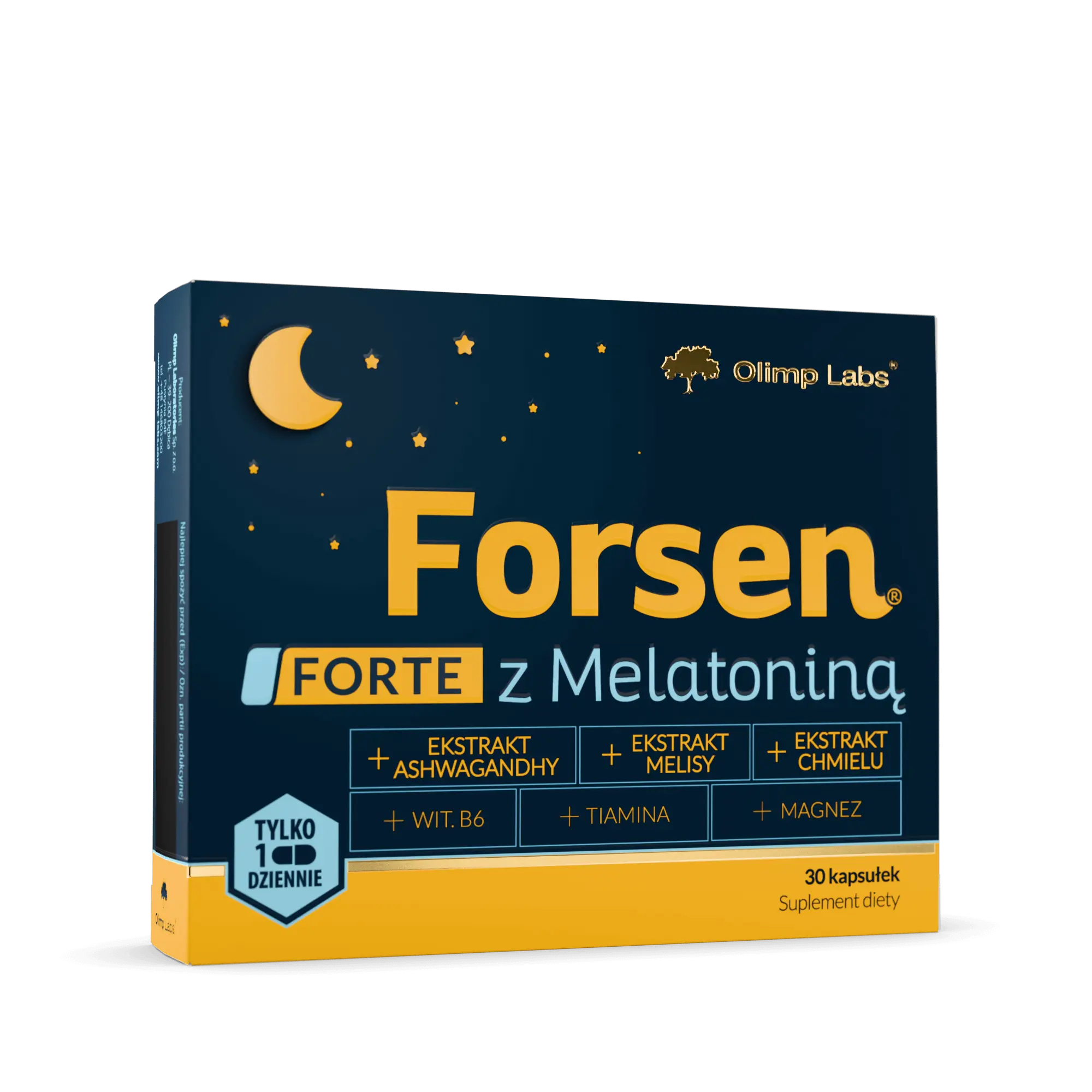 Olimp Forsen Forte z melatoniną 30 kapsułek zdjęcie