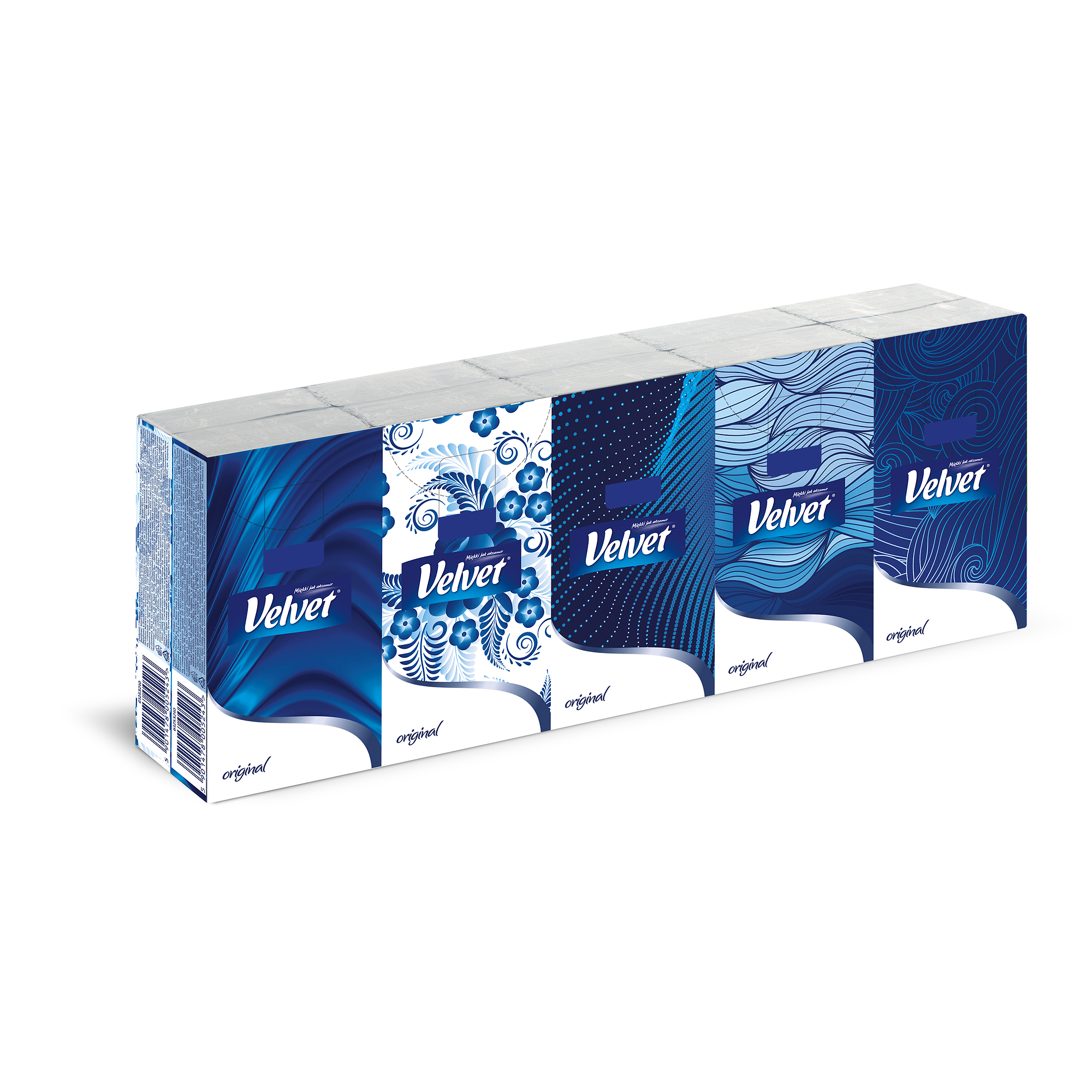 Velvet Original, Chusteczki higieniczne, 10 sztuk