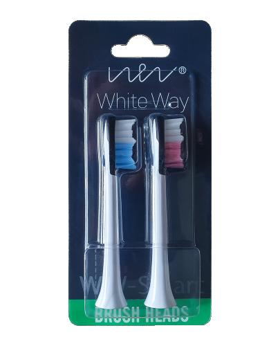 White Way WW-Smart końcówki do szczoteczki sonicznej białe 2 sztuki zdjęcie