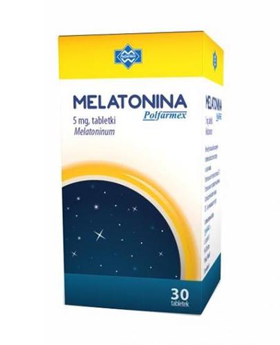 Polfarmex Melatonina 5 mg 30 tabletek zdjęcie