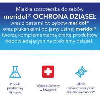 Meridol Ochrona Dziąseł szczotka do zębów miękka 1 sztuka