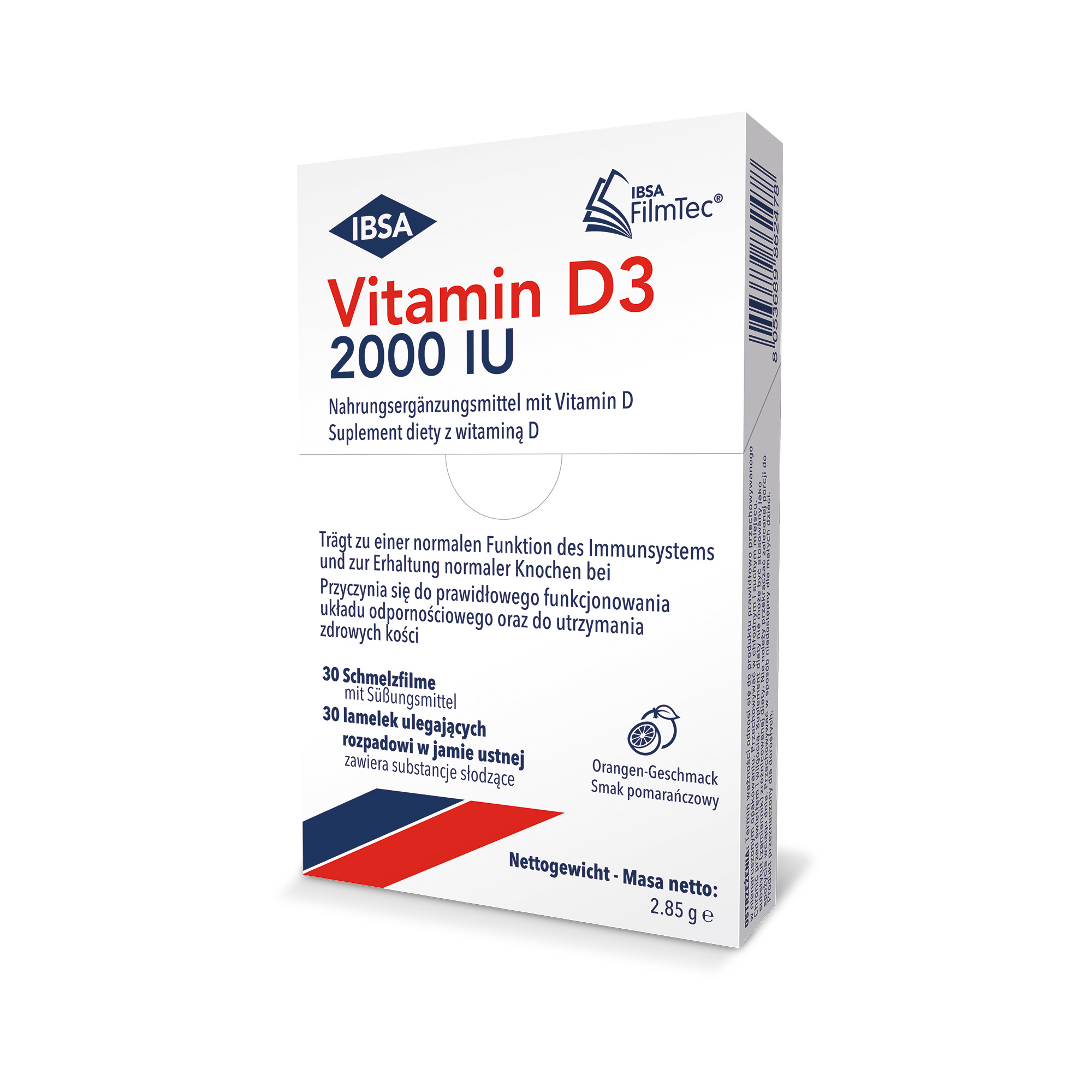 IBSA, Vitamin D3, listki, 30 sztuk
