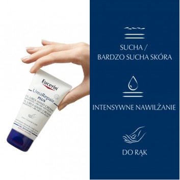 Eucerin UreaRepair PLUS Regenerujący Krem do rąk z 5% Mocznikiem do suchej skóry, 75 ml