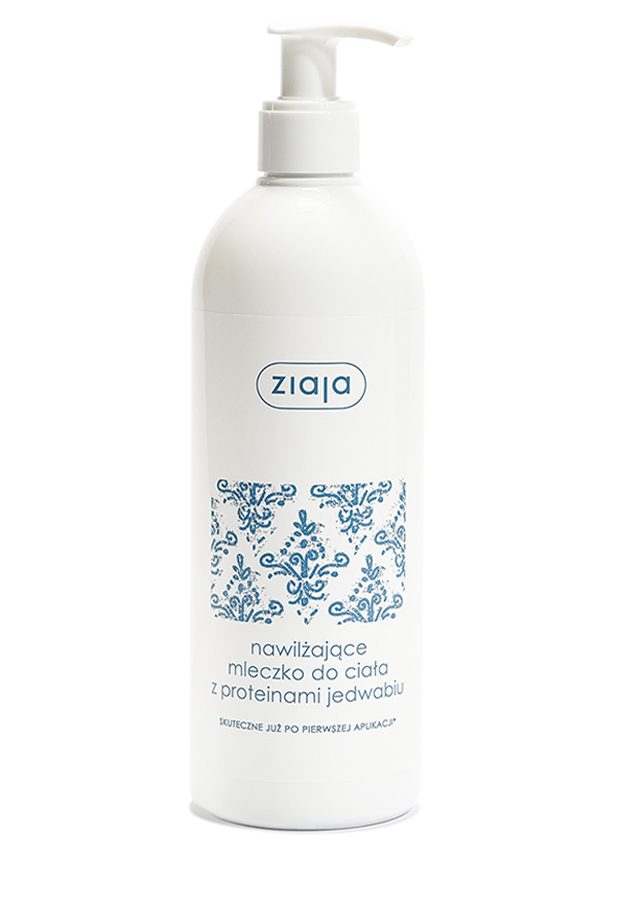 ZIAJA Nawilżające mleczko do ciała z proteinami jedwabiu - 400 ml zdjęcie