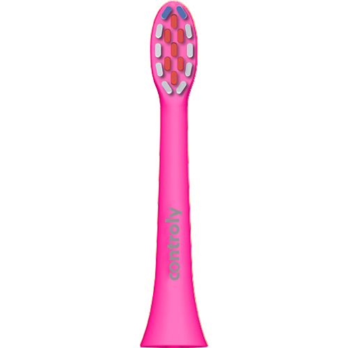 Hydrex Controly, końcówki twarde różowe do szczoteczki sonicznej Supersonic Daily II, 2x1 sztuka