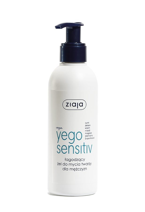 Ziaja Yego Sensitiv łagodzący żel do mycia twarzy dla mężczyzn 200 ml zdjęcie