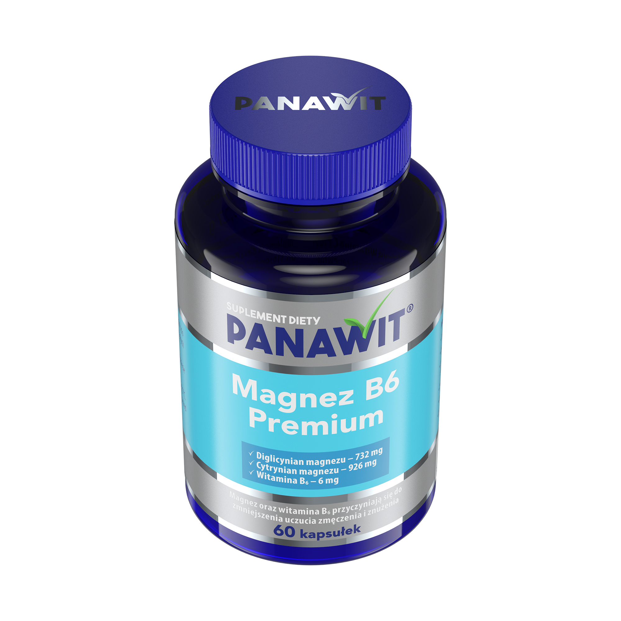 Panawit Magnez B6 Premium, kapsułki, 60 sztuk