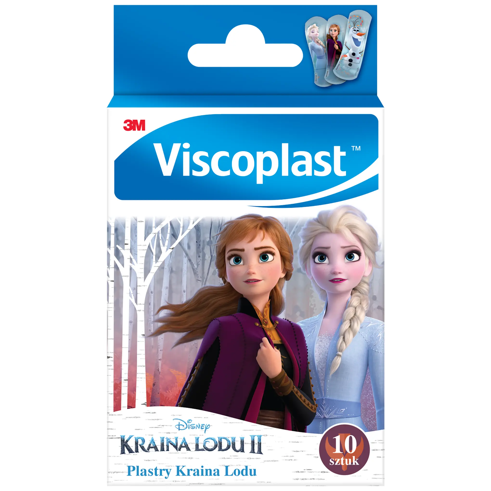 Viscoplast Plastry Kraina Lodu 72 mm x 25 mm, 10 sztuk zdjęcie