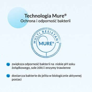 Multilac 60+, kapsułki, synbiotyk (probiotyk + prebiotyk), 20 sztuk