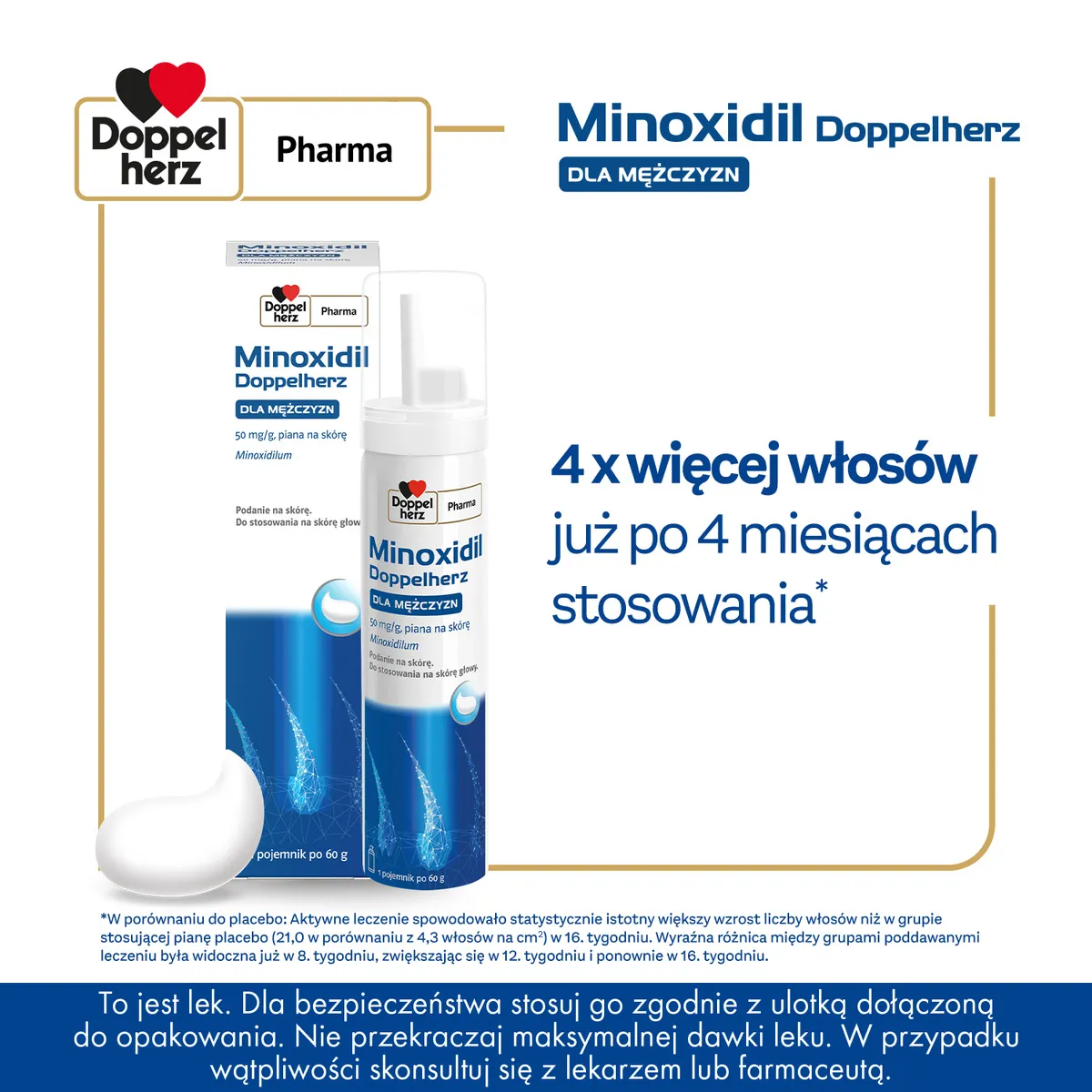 Minoxidil Doppelherz Dla Mężczyzn, 60 ml